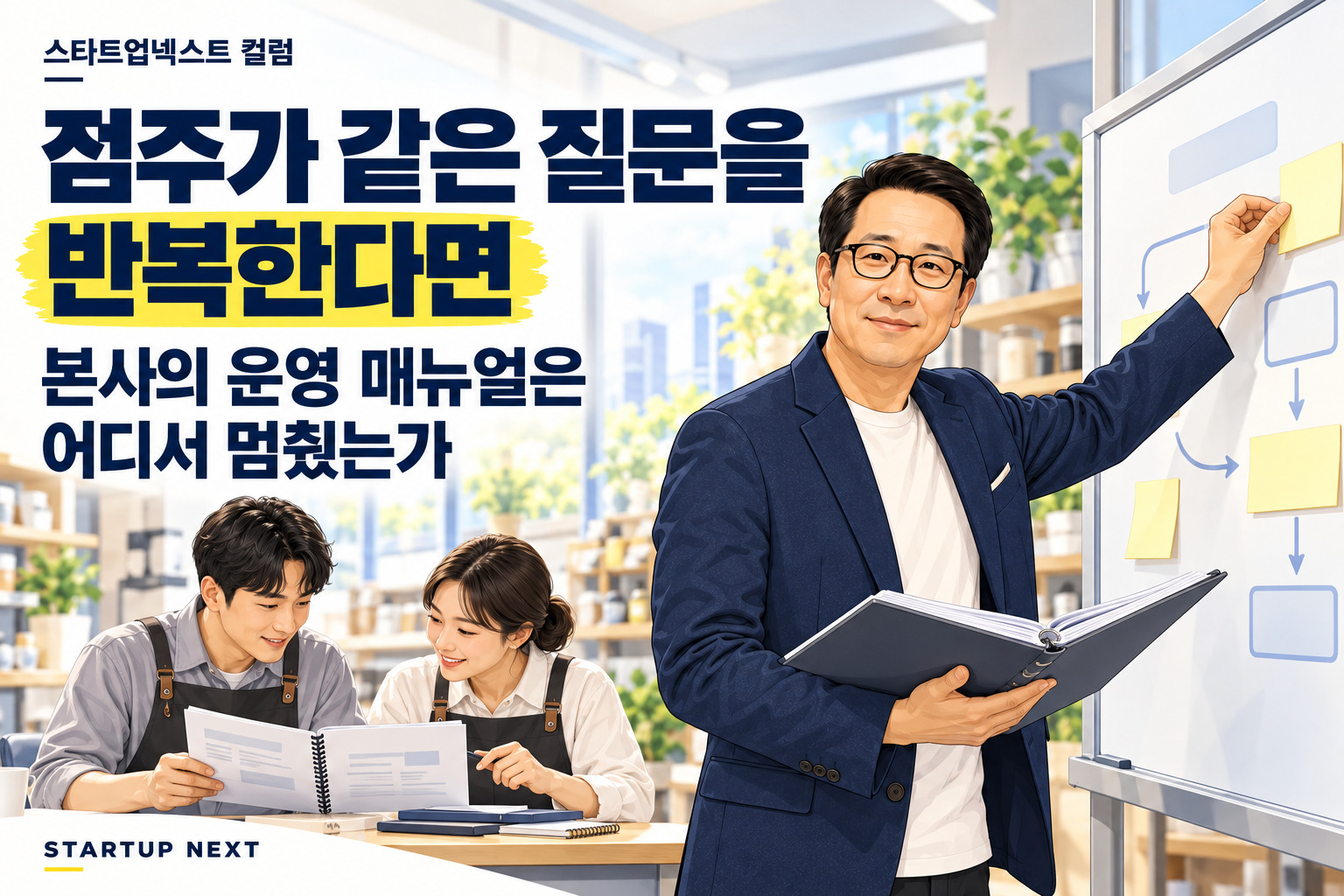 점주가 같은 질문을 반복한다면, 본사의 운영 매뉴얼은 어디서 멈췄는가