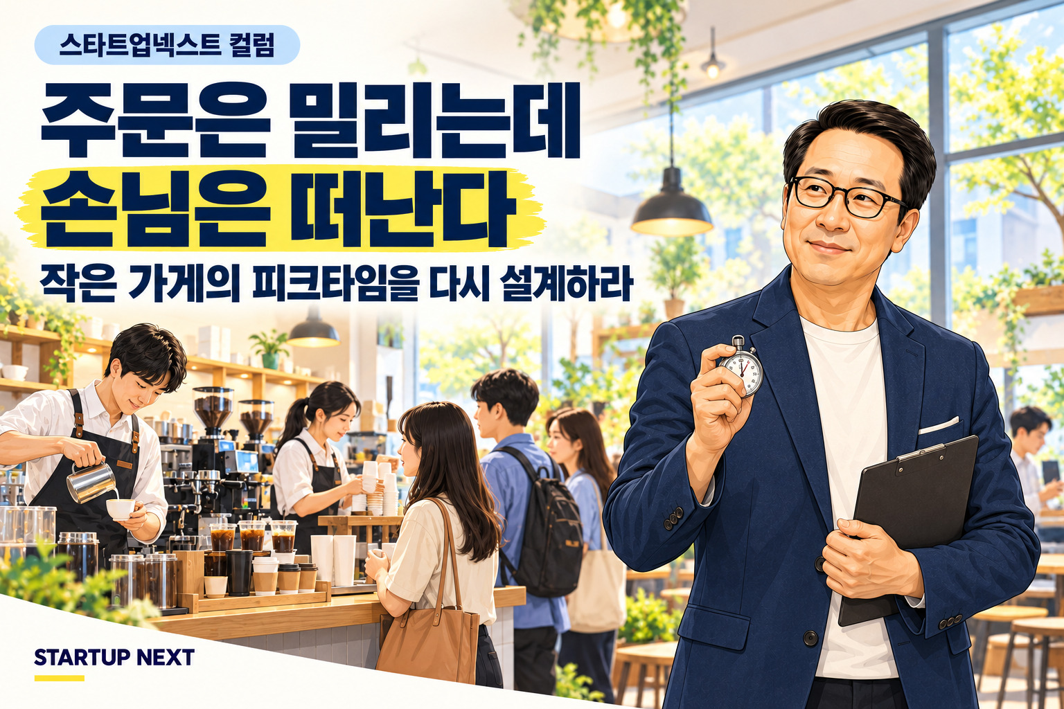 주문은 밀리는데 손님은 떠난다, 작은 가게의 피크타임을 다시 설계하라